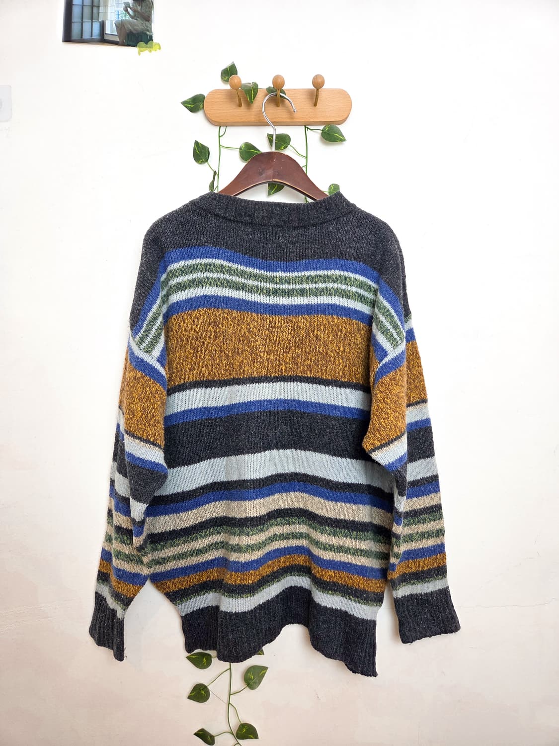 유니크 패치워크 니트 [빅사이즈] 상품이미지4