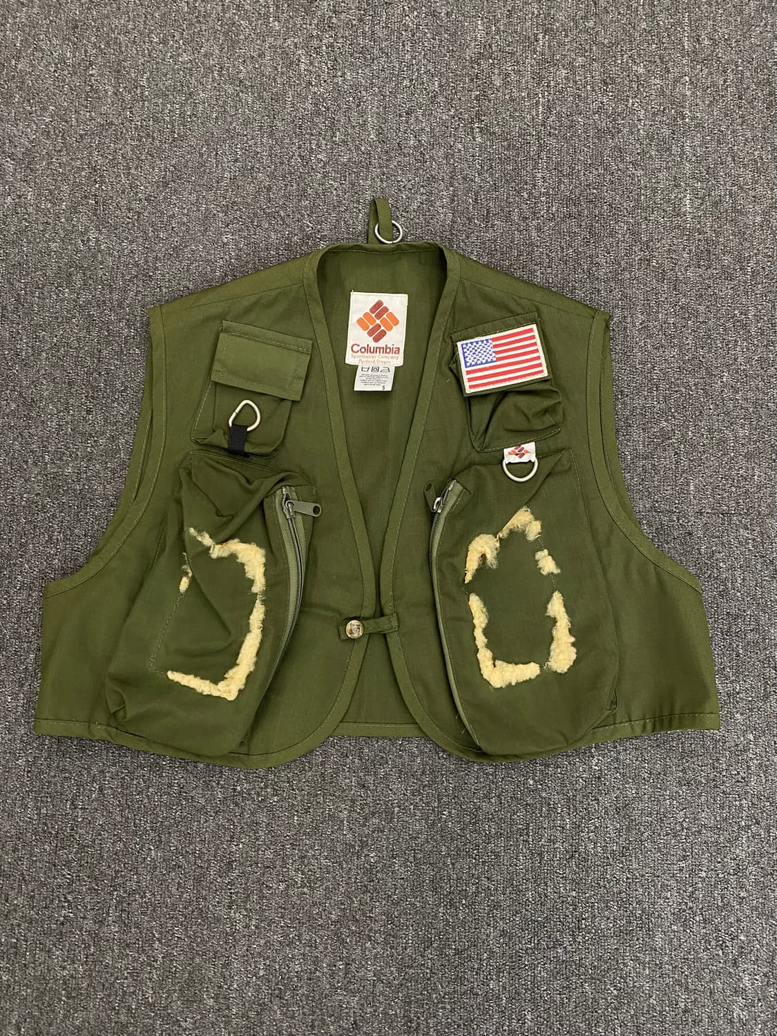 70s Columbia 콜럼비아 피싱 베스트 상품이미지1