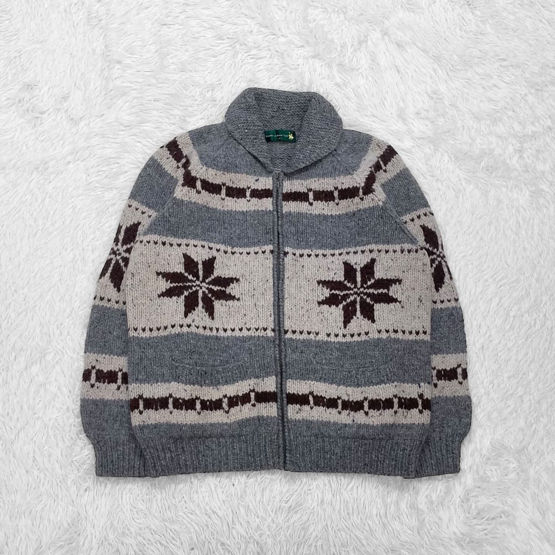 Jpn 일본 빈티지 노르딕 패턴 코위찬 상품이미지2