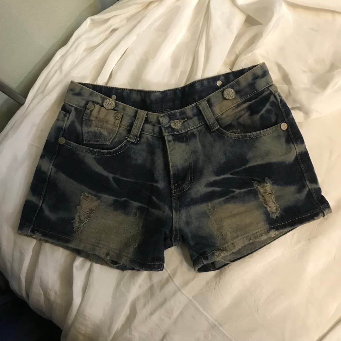 Vintage 빈티지 와투케 데님 핫팬츠 상품이미지3