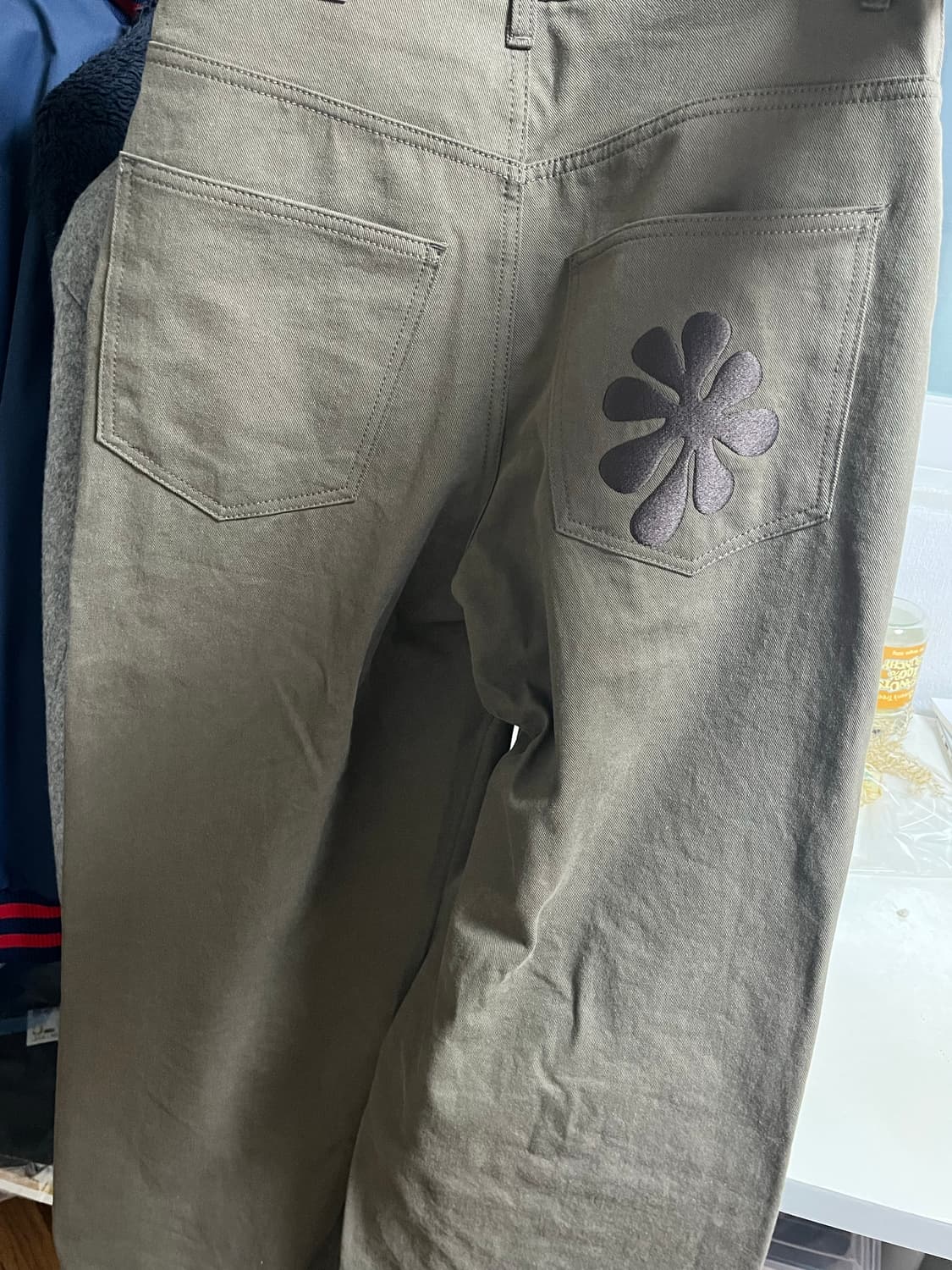 Oafish cotton pants brown 상품이미지3
