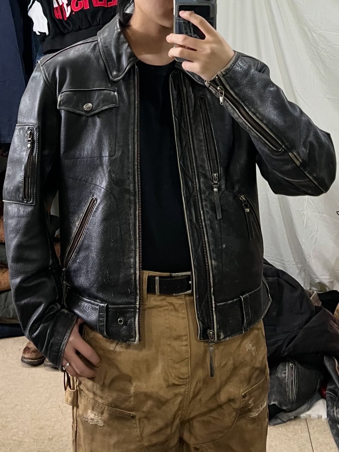 할리데이비슨 가죽자켓 라이더자켓 상품이미지3