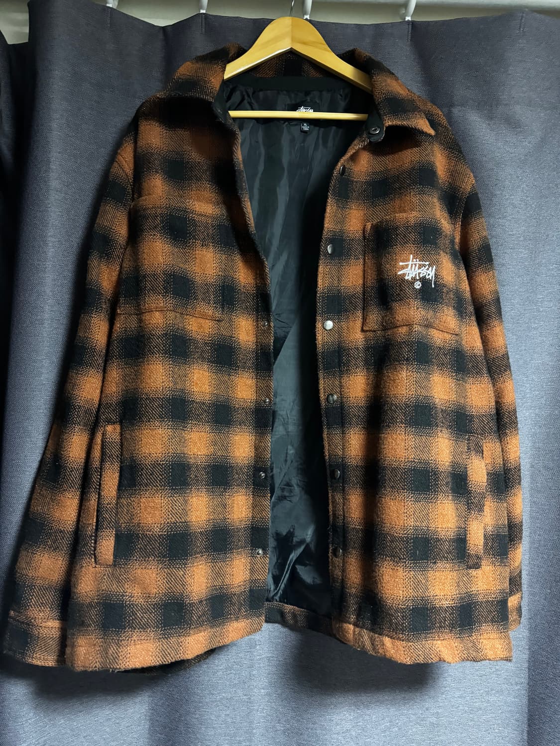 스투시체크자켓 상품이미지1