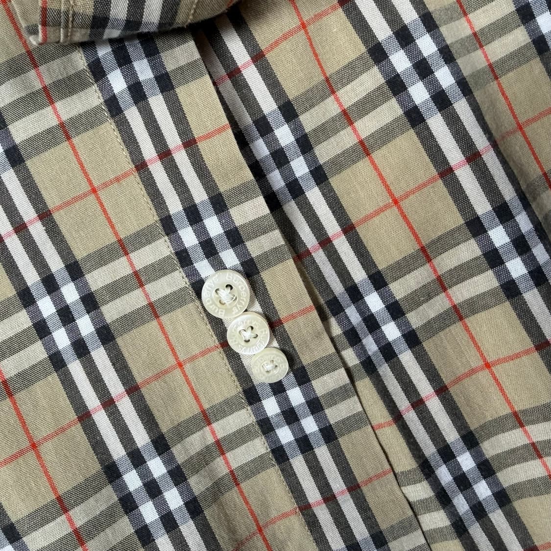 90s Burberrys 버버리 노바체크 반팔 셔츠 상품이미지8