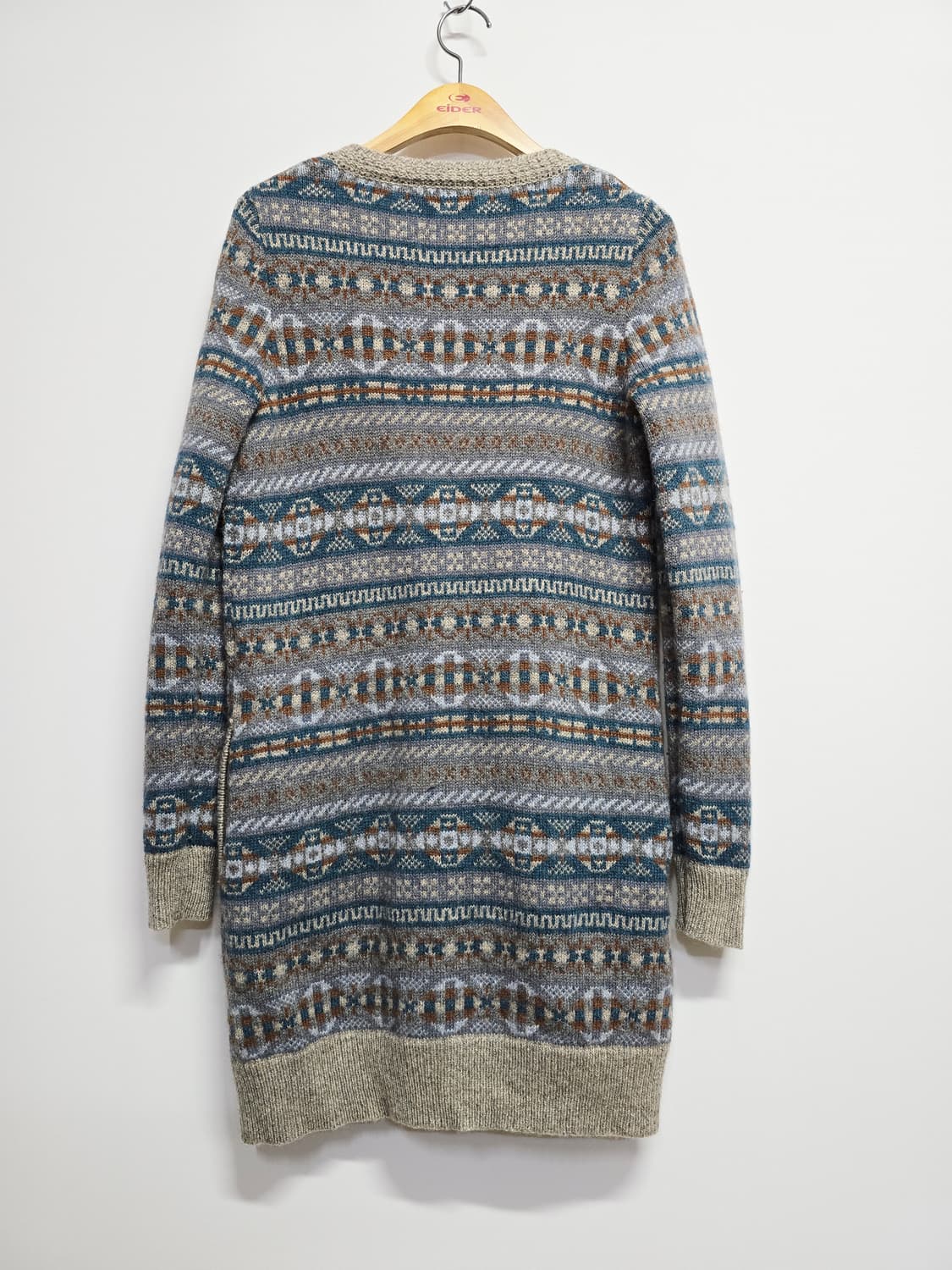 thursdayisland 패턴 롱 가디건 상품이미지5