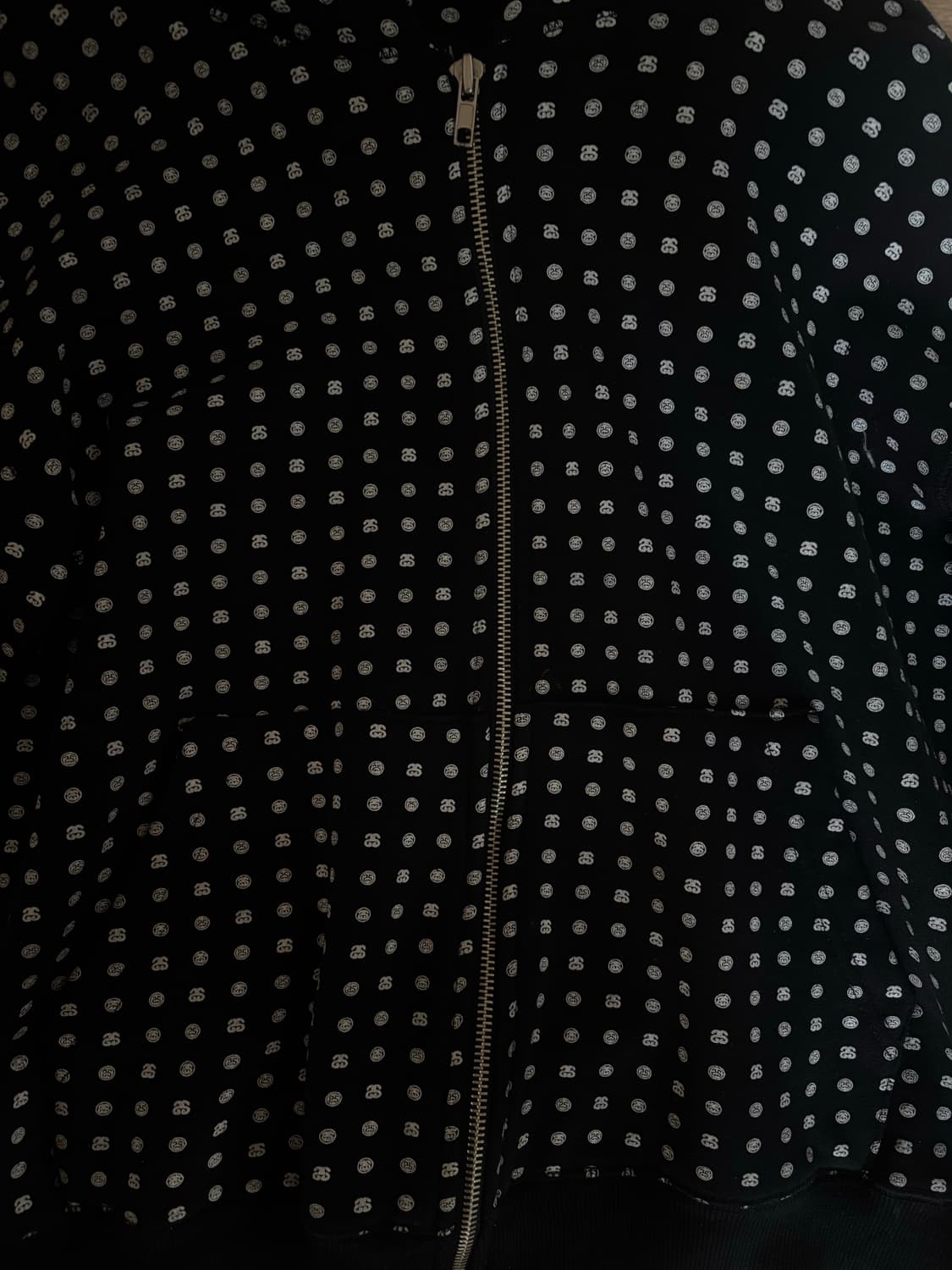 스투시 땡땡이 후드집업 상품이미지2