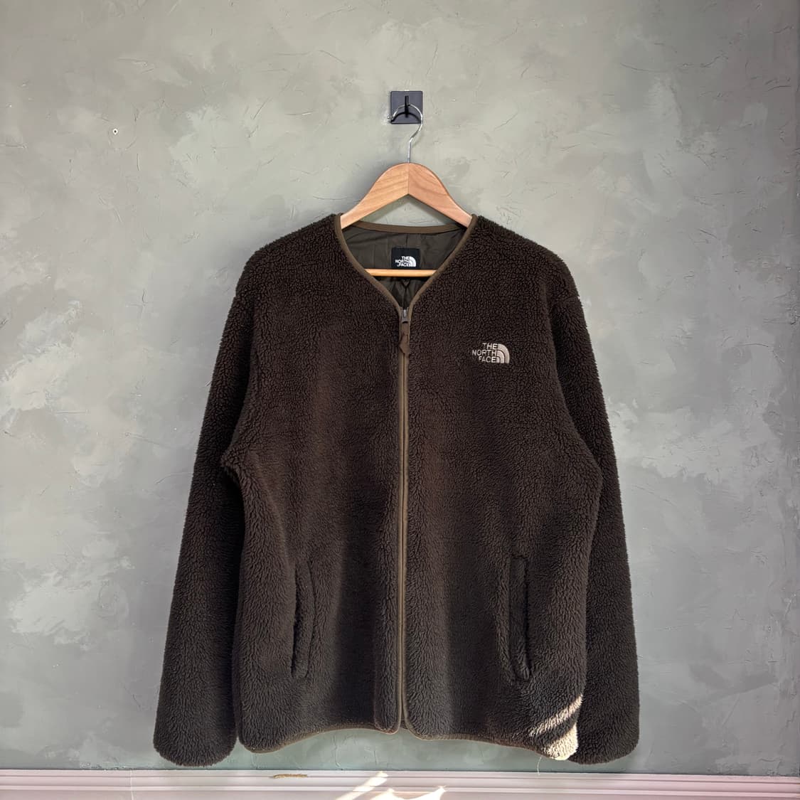 노스페이스 캠퍼 플리스 가디건 브라운 상품이미지1