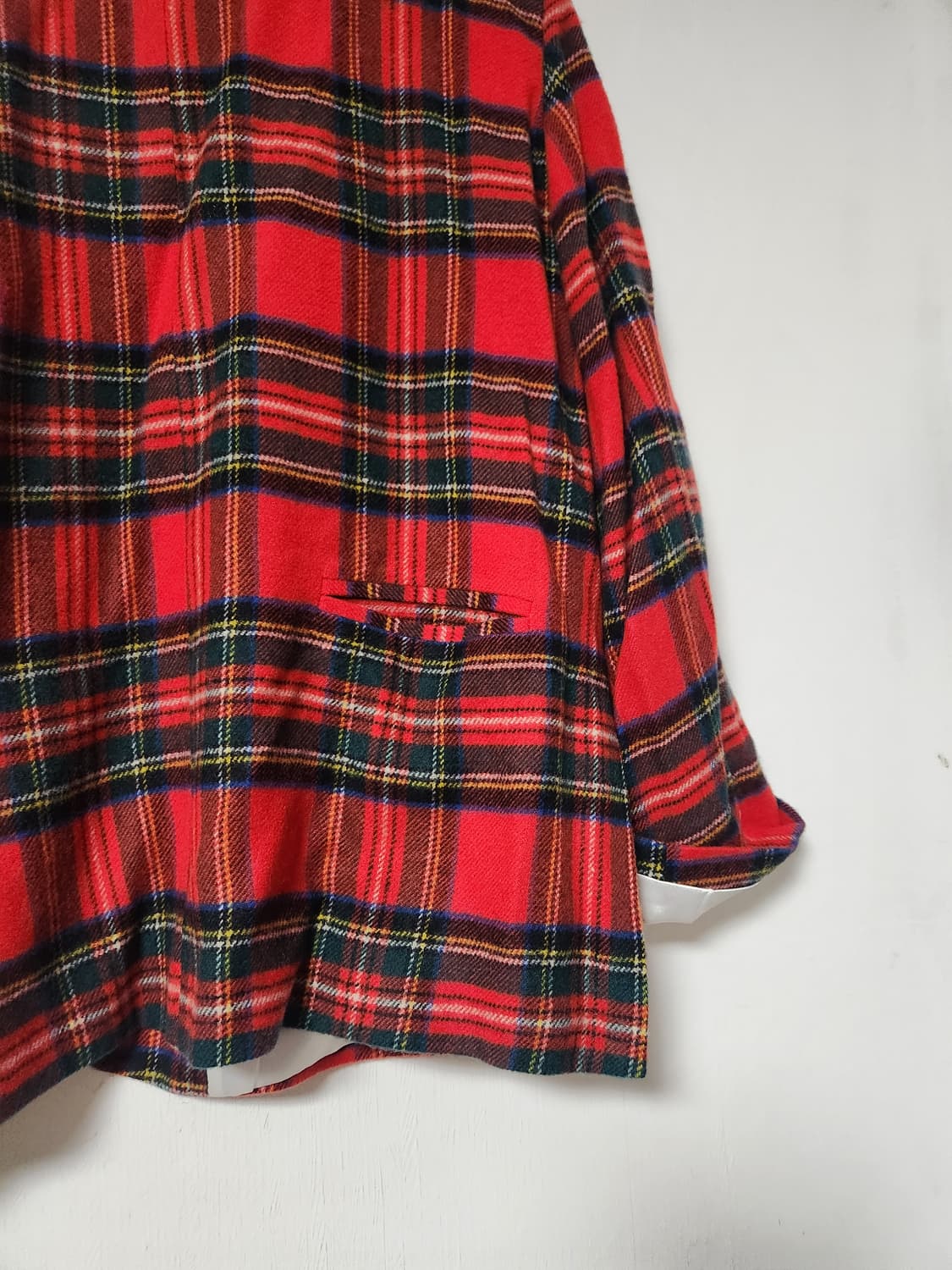 Langdon 레드 체크 패턴 자켓 F(~88) 상품이미지3