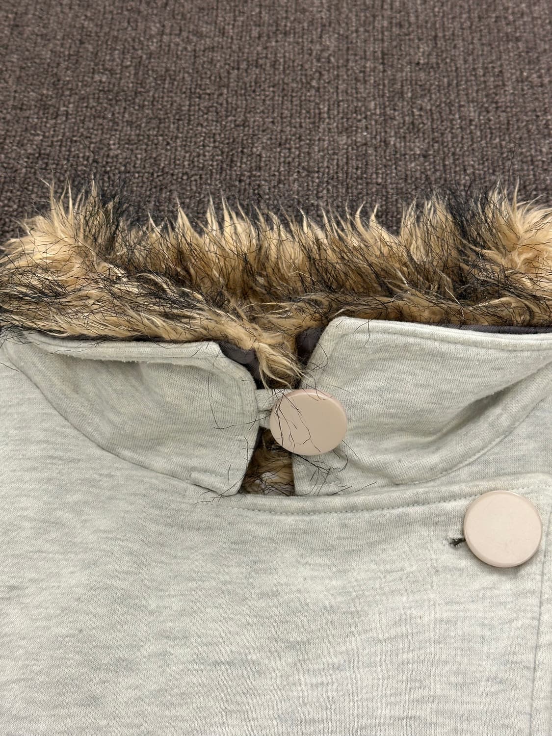 M)Japanese vintage 여성 퍼 가디건 상품이미지3