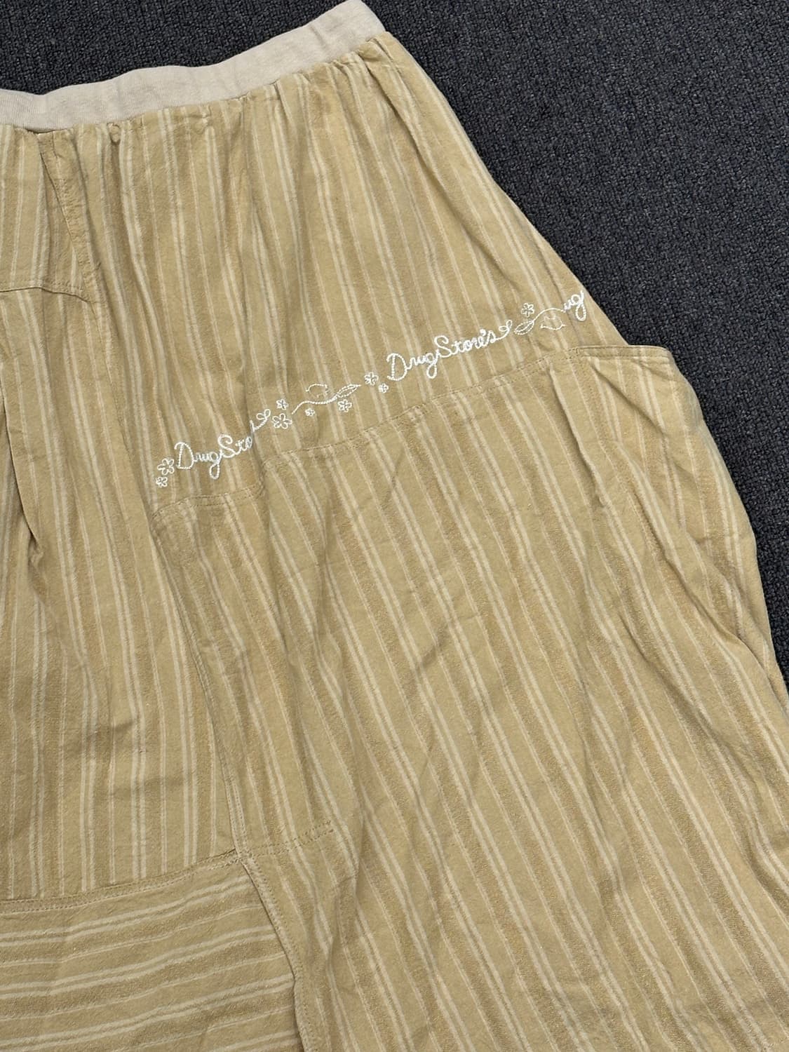 OS)Japanese vintage 밴딩 카고 언발 롱 스커트 상품이미지9