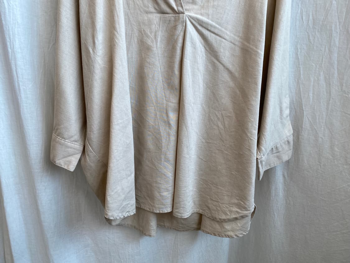 GU 린넨면혼방 7부블라우스(-66반) 상품이미지5