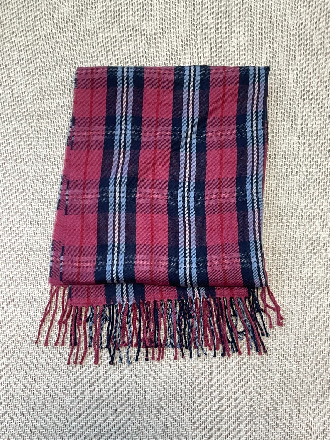 빈티지 클래식 체크  머플러  J03957 상품이미지1