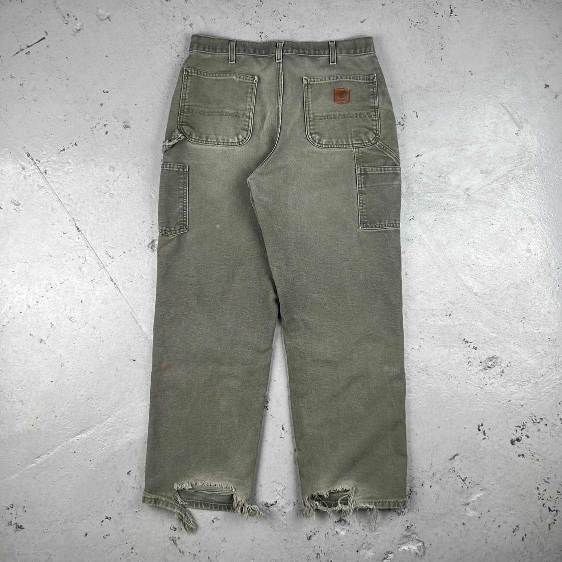 칼하트 모스그린 싱글니 카펜터 팬츠 B11MOS 상품이미지3