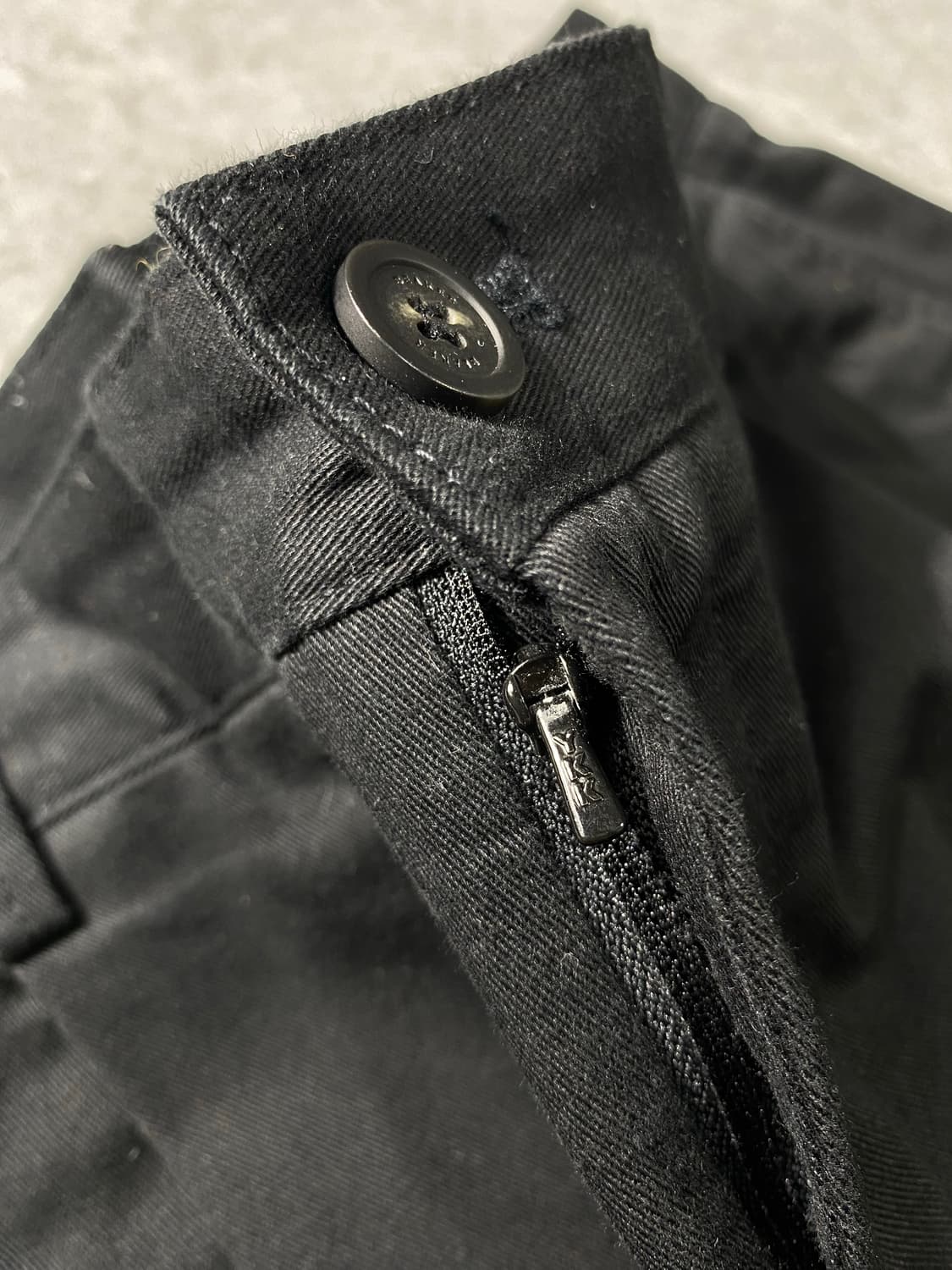 [34] Beaker 비이커 블랙 코튼 핀턱 와이드 팬츠 상품이미지4