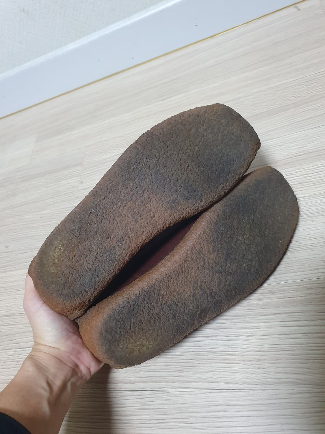 클락스 왈라비 브라운 레더 슈즈 240 상품이미지7