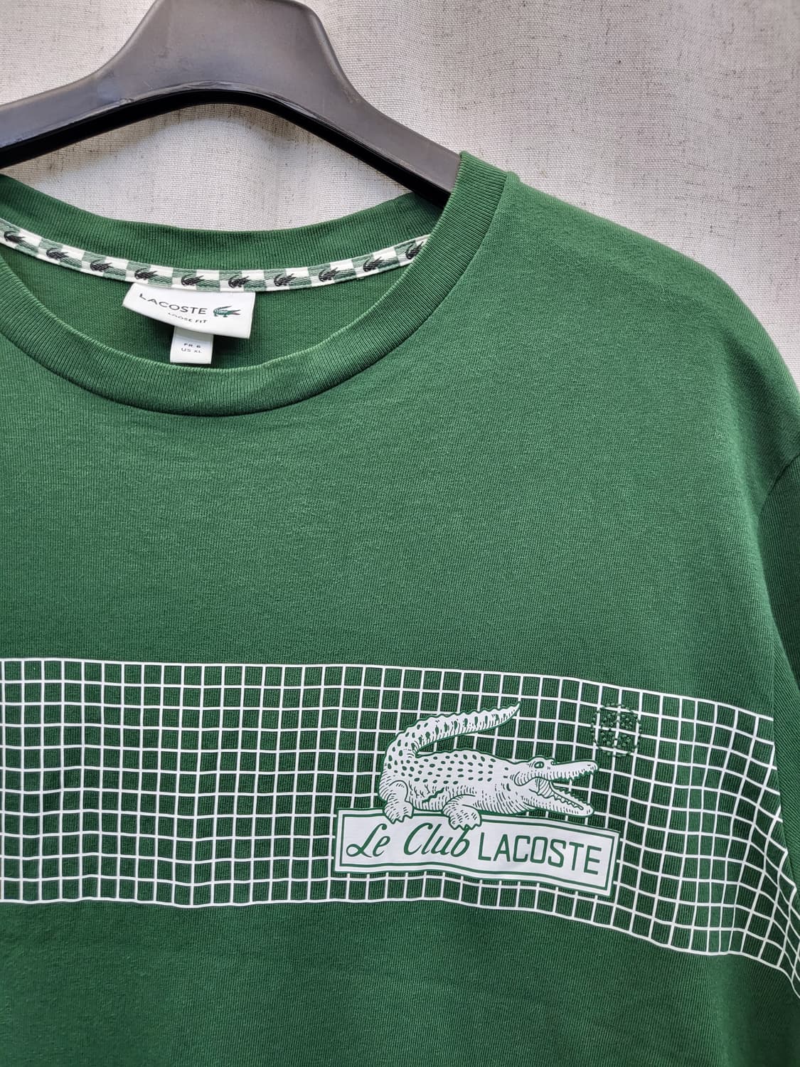 라코스테 그린 반팔 티셔츠 상품이미지3