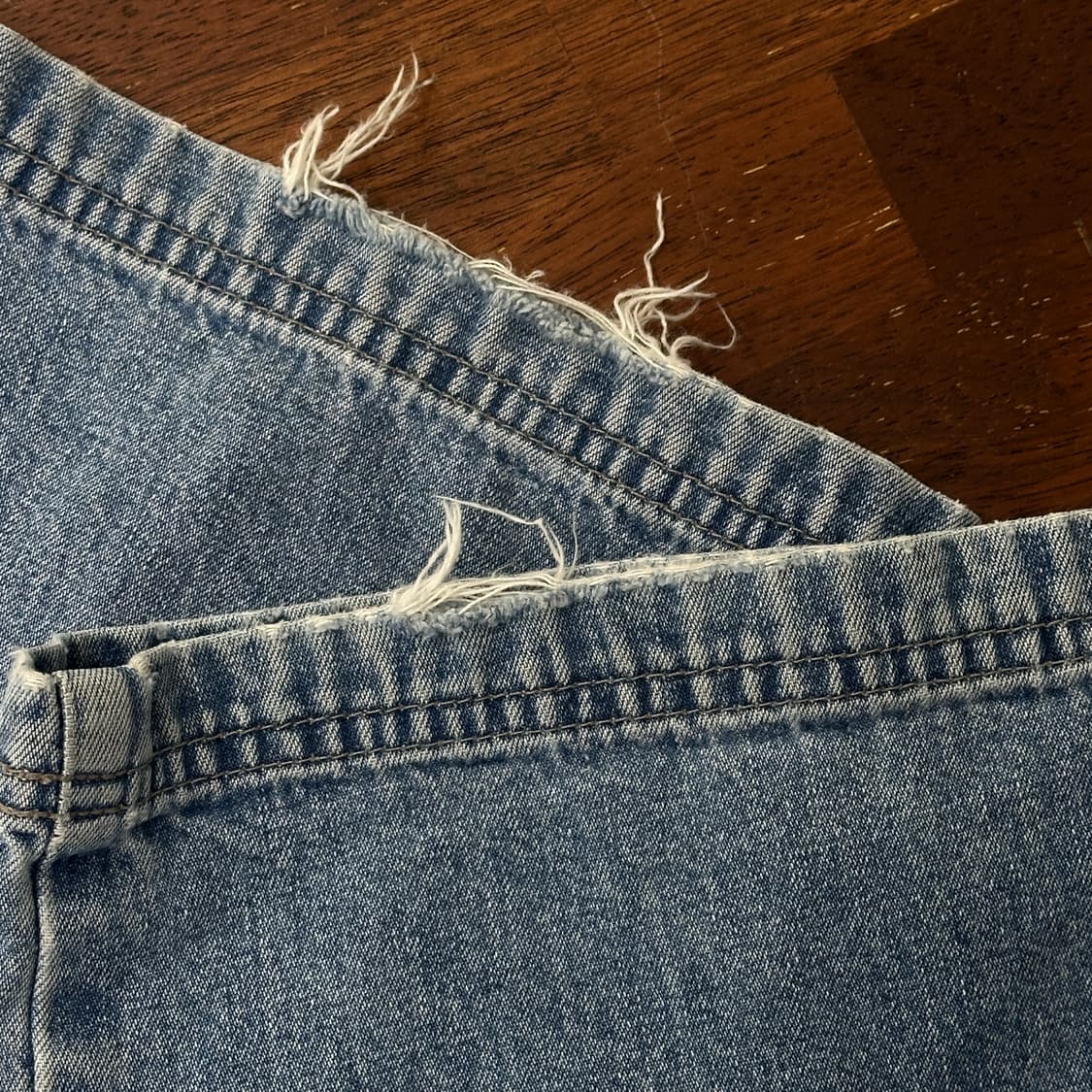 재팬 Gap 데님 빈티지 워싱 멜빵 팬츠  일자핏 핀터 바디슈트 상품이미지6