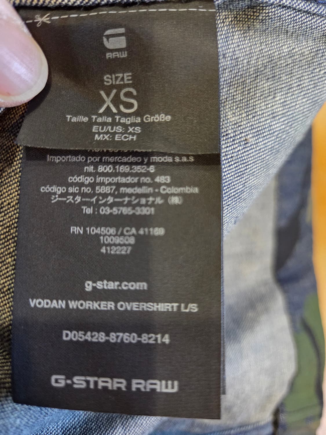 G-Star RAW 카모 밀리터리 자켓(XS)택없음 상품이미지6