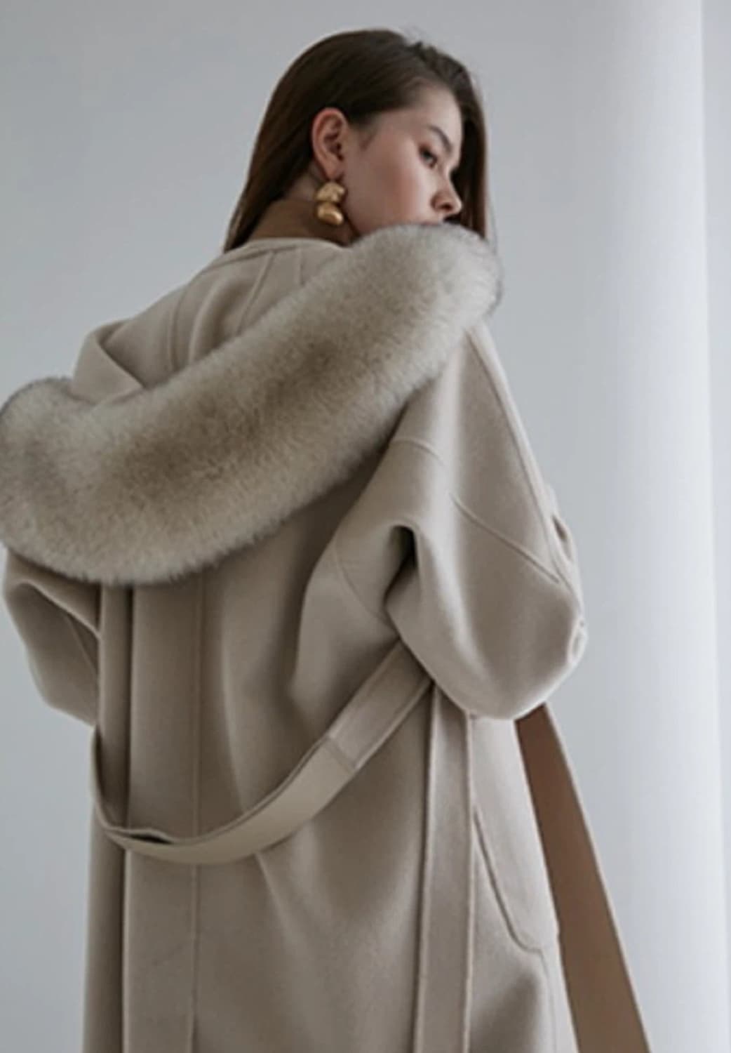 에고이스트 사가퍼 숄카라 핸드메이드 코트 상품이미지1