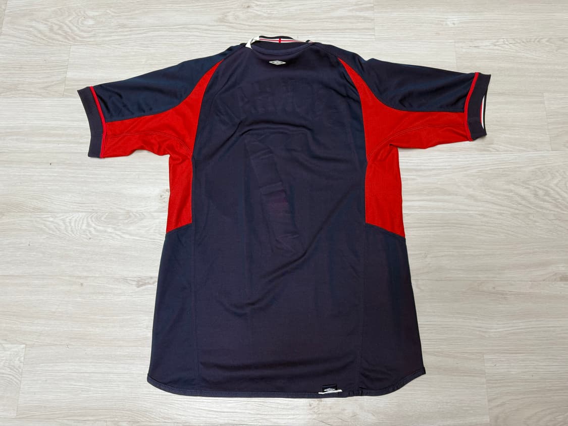 [S] 엄브로 잉글랜드 국대 02-04 어웨이 베컴 마킹 유니폼 상품이미지8