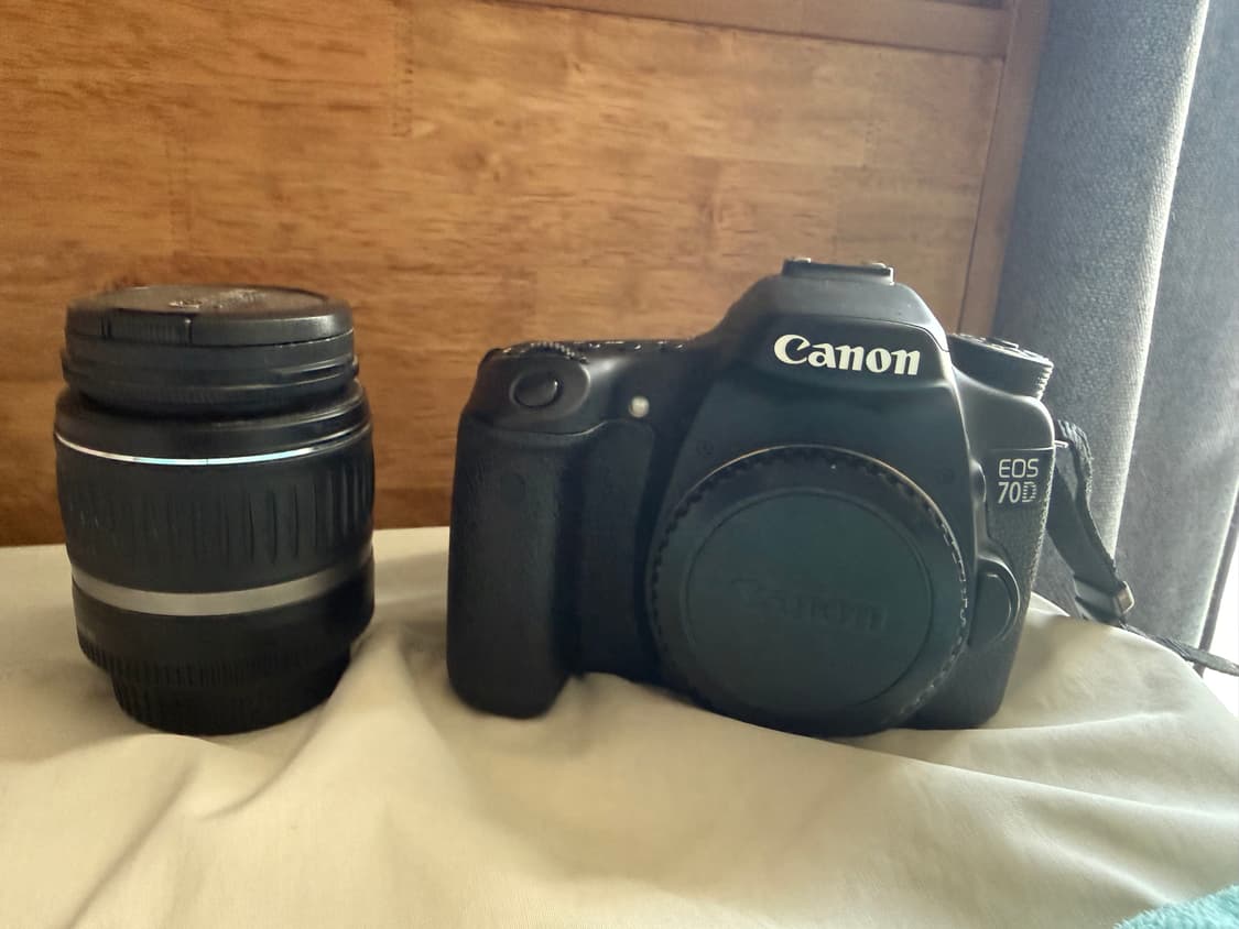 캐논 70d dslr 카메라 + 캐논 18-55 렌즈 상품이미지1