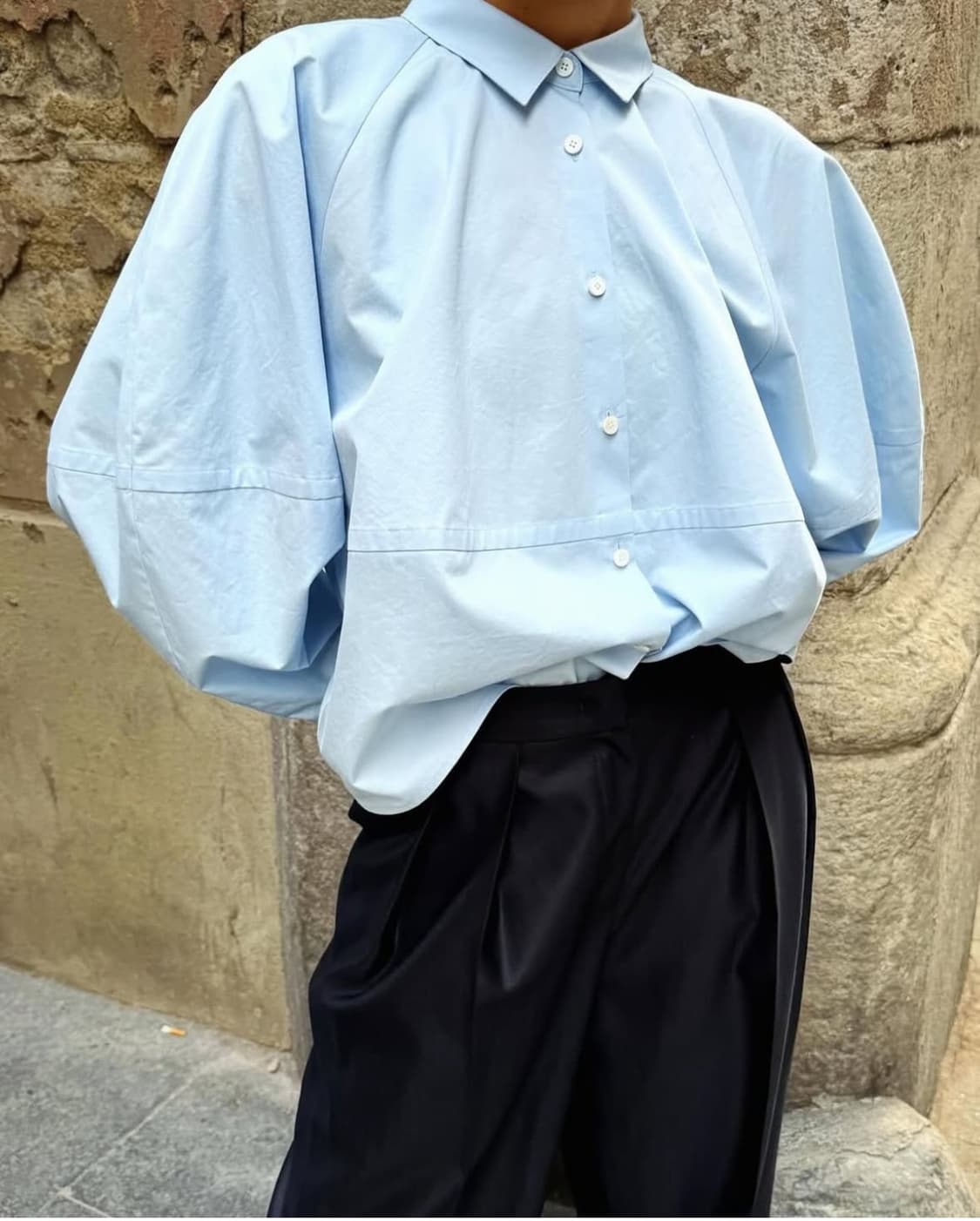 오르 Orr 코튼 볼륨 셔츠 S 상품이미지2