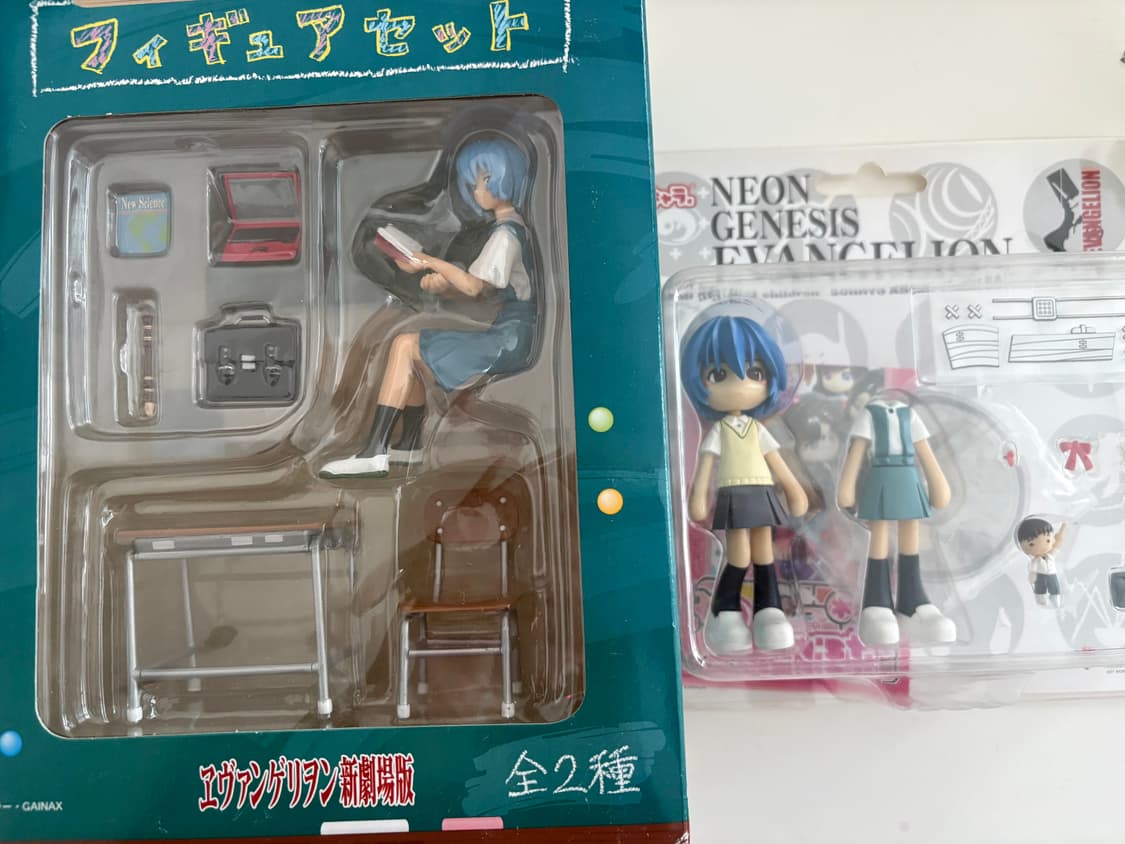 에반게리온 레이 피규어 세트 (자습시간, 핑키스트리트) 상품이미지1
