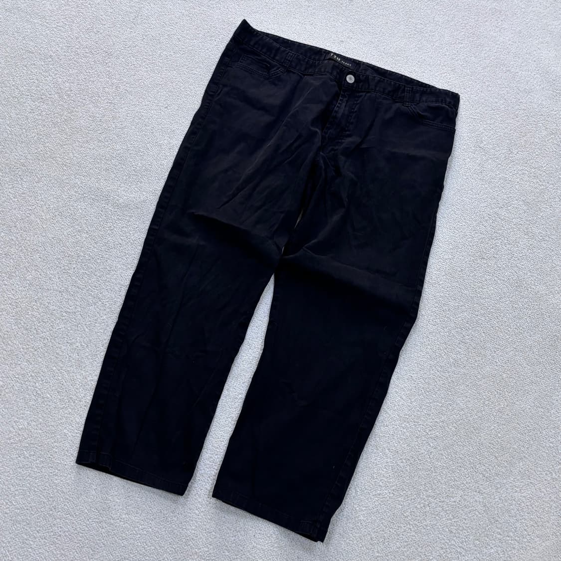 42 빈티지 남성 블랙 데님 팬츠 0429E 상품이미지1