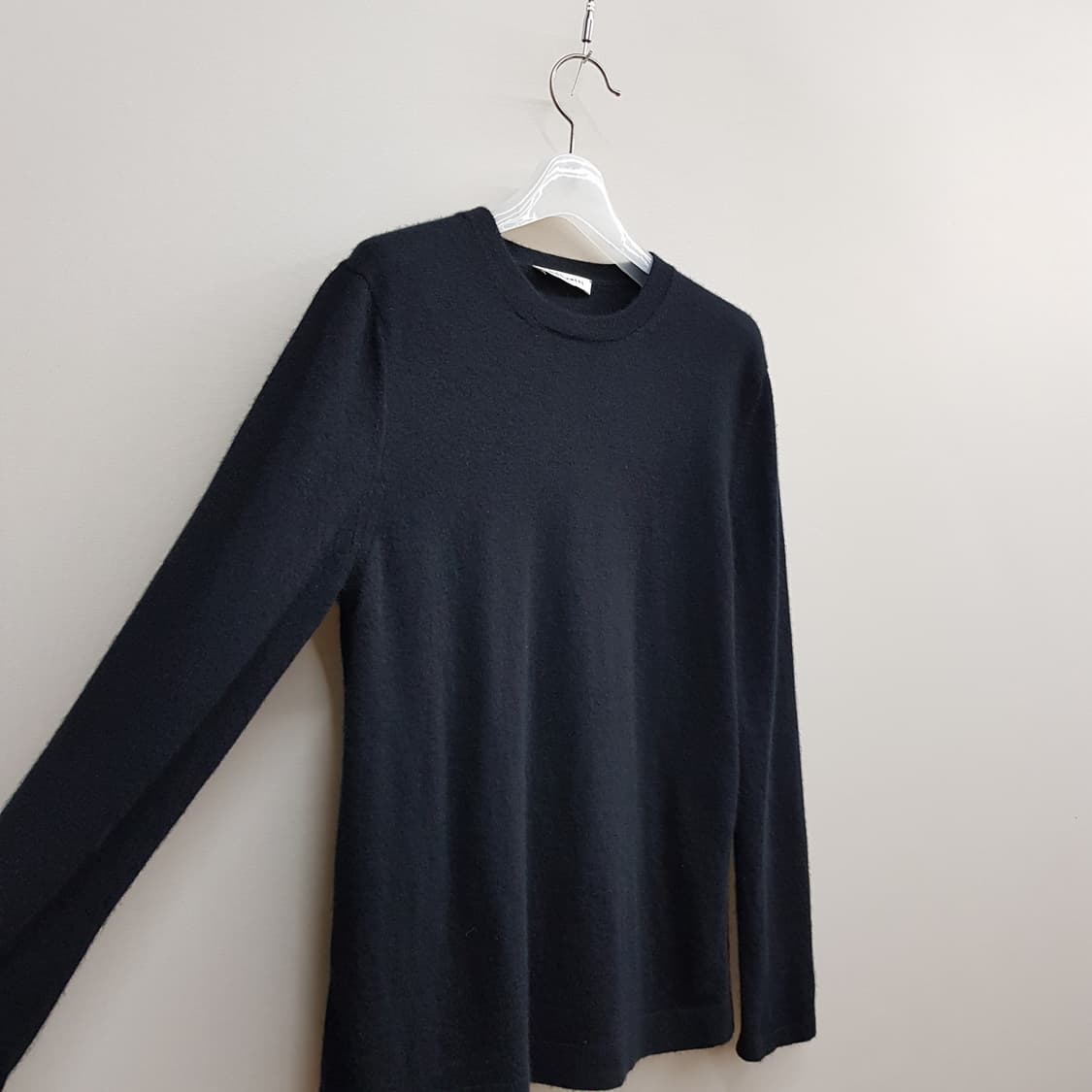 한섬 더캐시미어 클래식 라운드 캐시미어 니트 M사이즈 상품이미지3