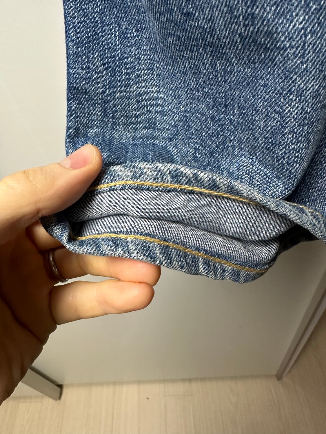 마인데님 부츠컷 워시드 데님 32 상품이미지3