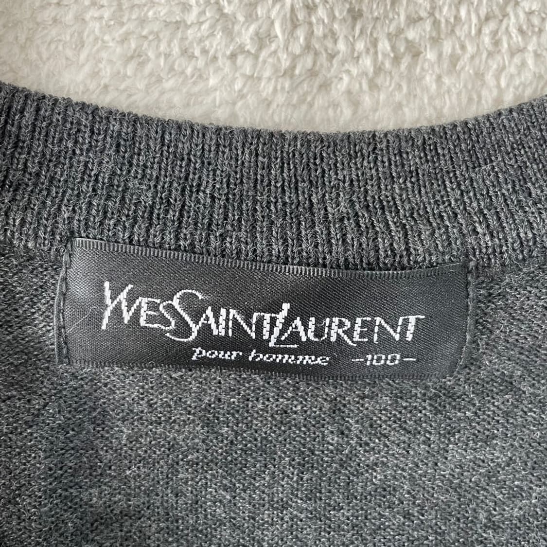 L 입생로랑 니트조끼 베스트 올드스쿨 100 상품이미지4