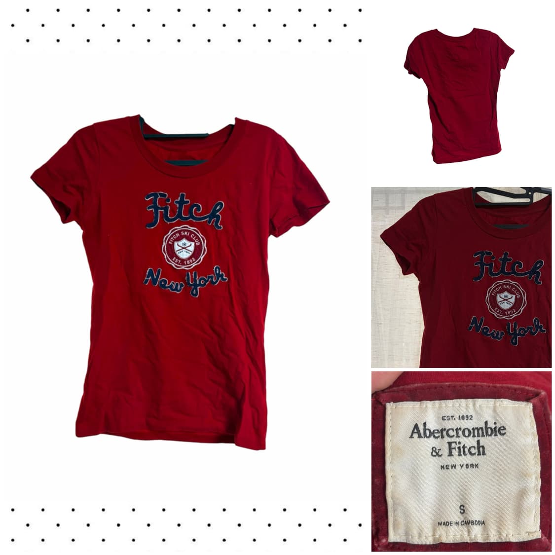 아베크롬비 반팔 상품이미지3