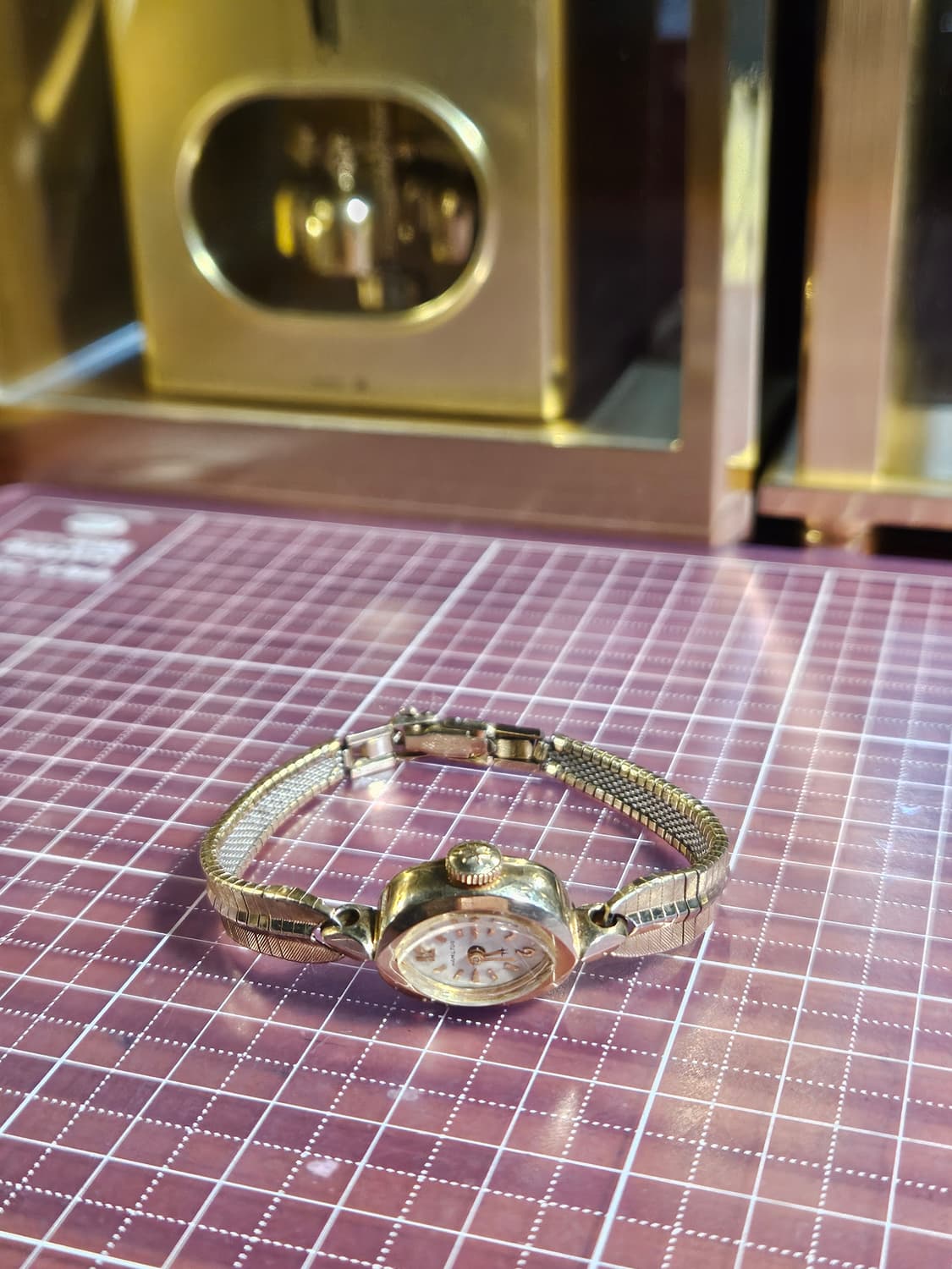 해밀턴 빈티지 여성 금장 핸드와인딩(수동) 손목시계 상품이미지6