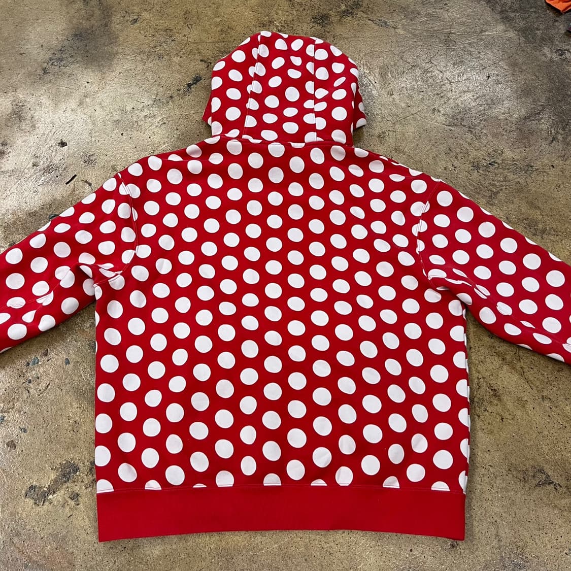 나이키 도트 레드 저스트두잇 후드티 상품이미지4