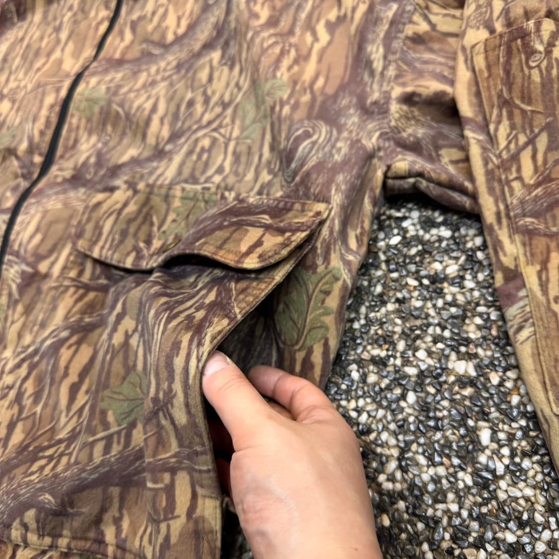 80s 카벨라스 리얼트리 봄버 자켓 made in USA (L)   상품이미지3