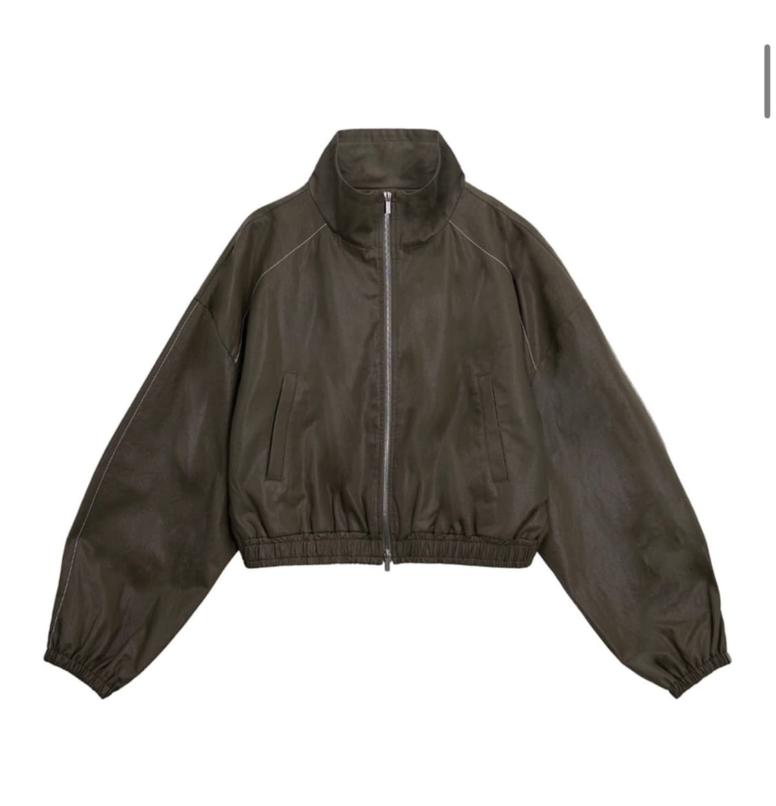 마뗑킴 크롭 봄버 자켓 (S) 상품이미지2