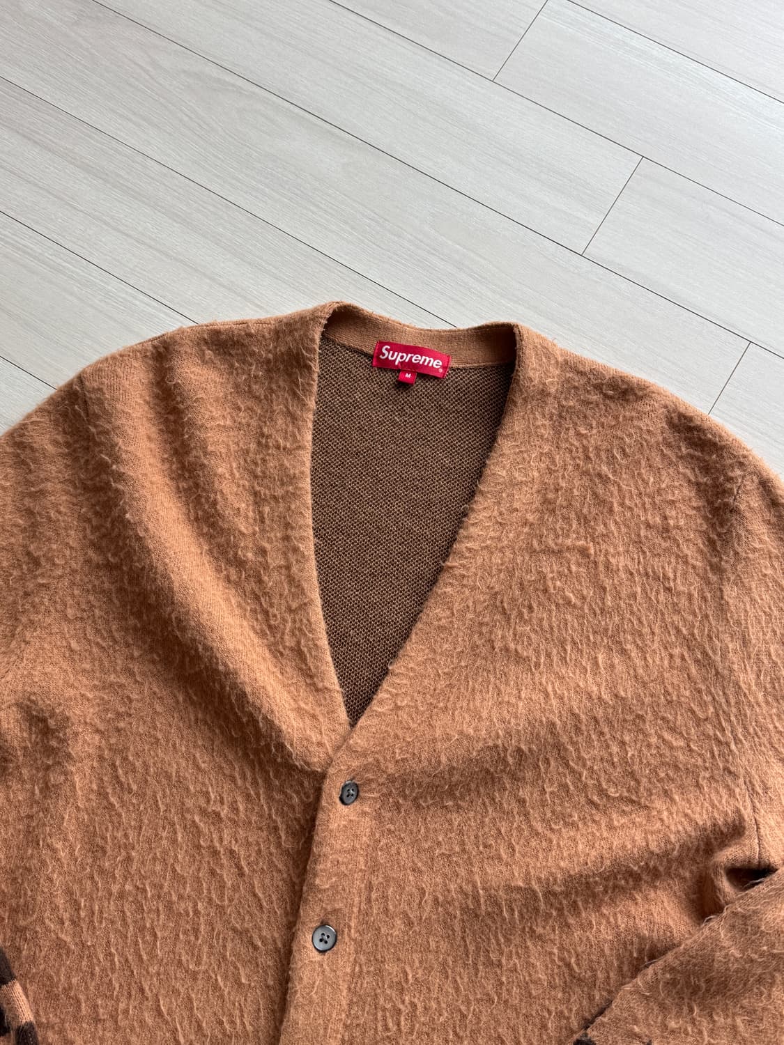 슈프림 모헤어 가디건 체커보드 M사이즈 상품이미지2