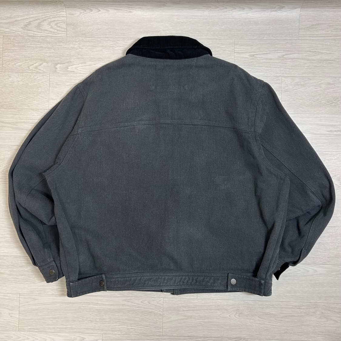 코드그라피 코듀로이 카라 코튼 워크자켓_차콜 판매합니다 상품이미지3