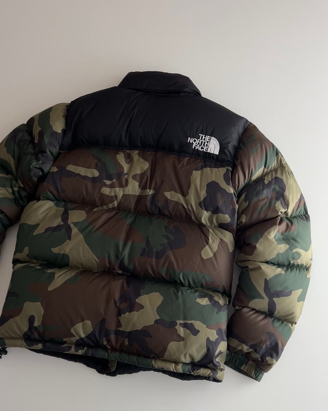 노스페이스 1996 노벨티 눕시 자켓 우드랜드 카모 L 상품이미지6