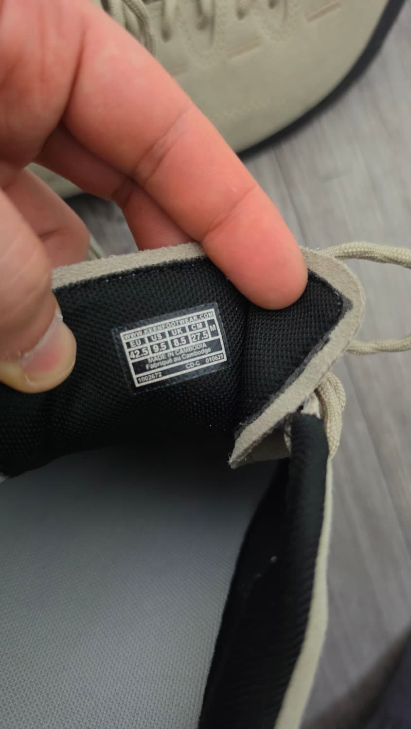 킨 재스퍼 스웨이드 스니커즈 실버 밍크 275 판매 상품이미지7