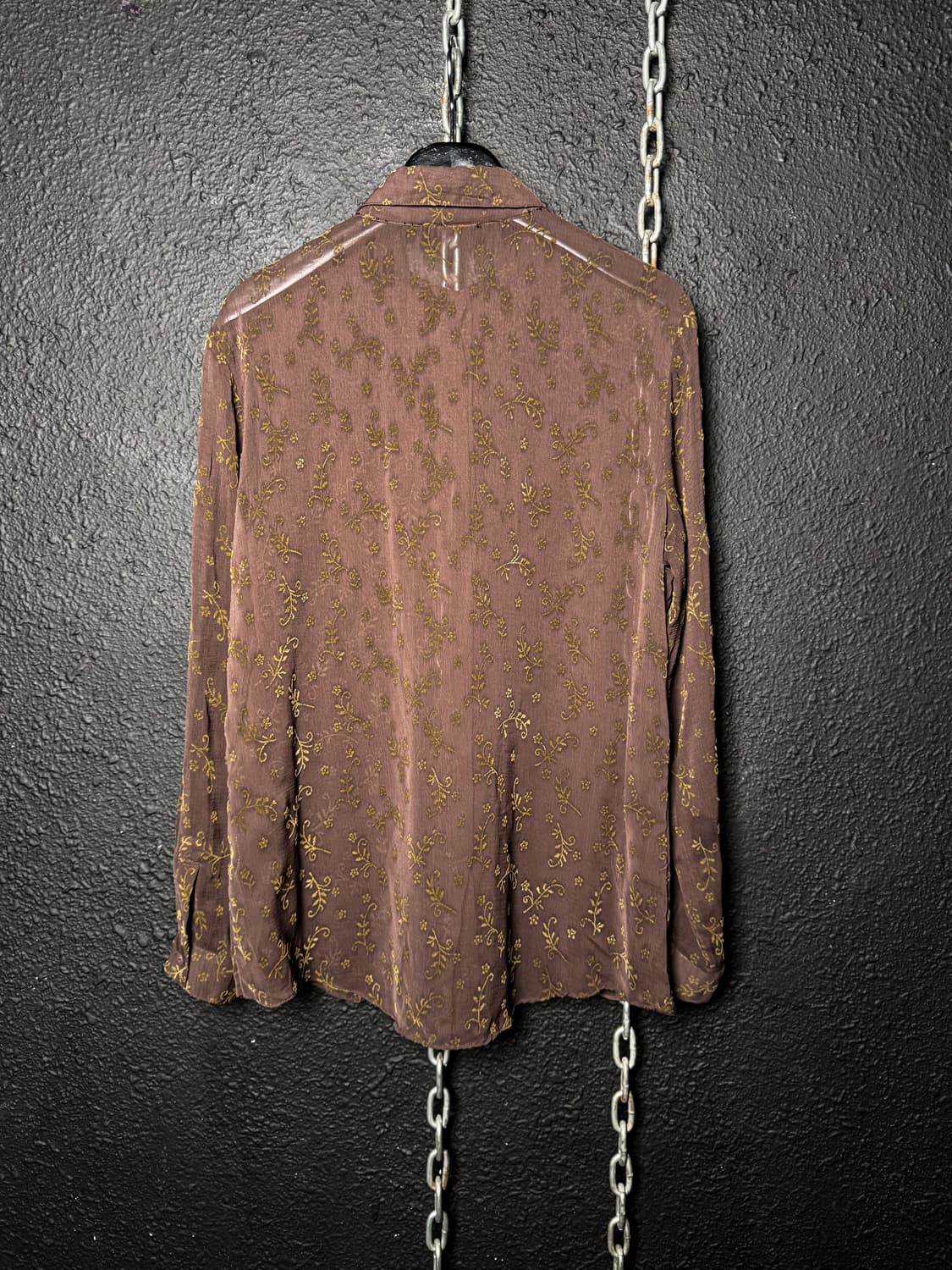 Sheer Floral Embroidery Shirt 상품이미지9