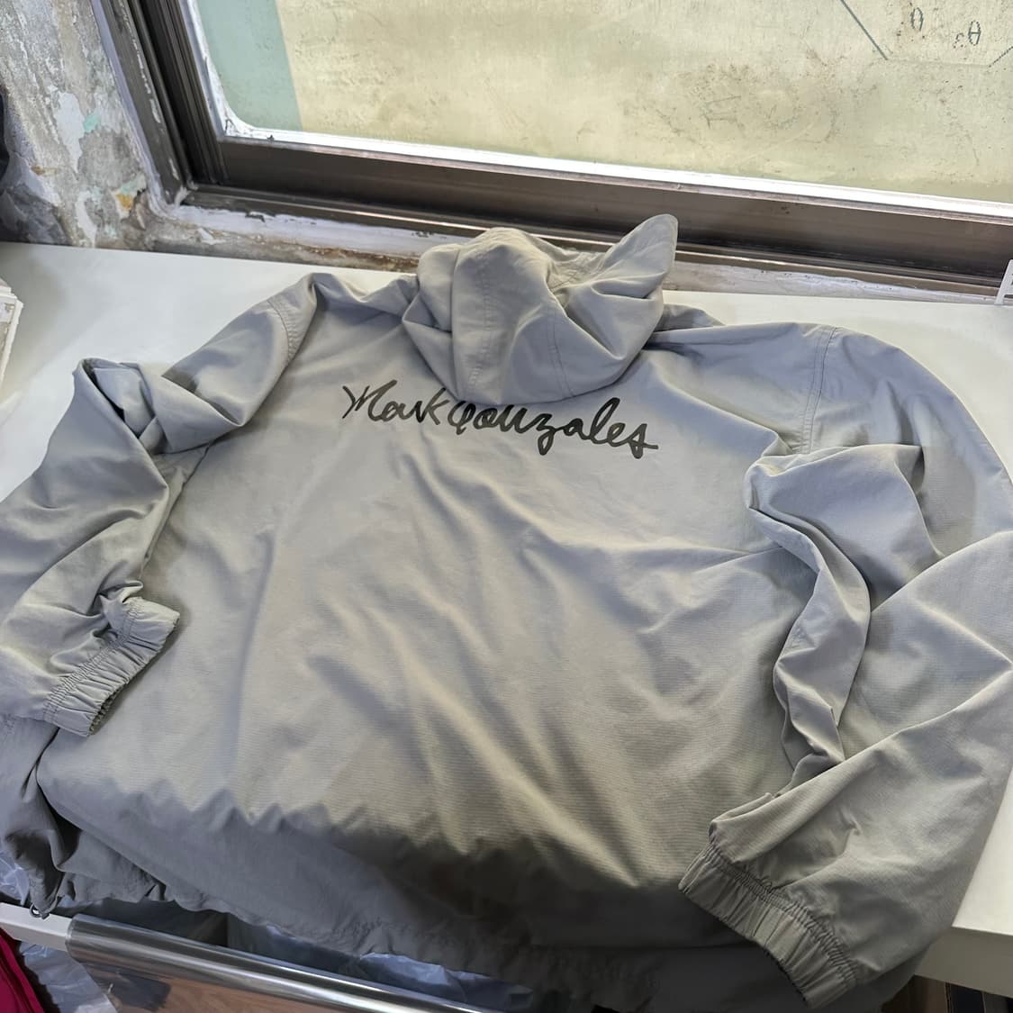 XL 마크곤잘레스 진그레이 오버핏 아노락 바람막이 상품이미지5