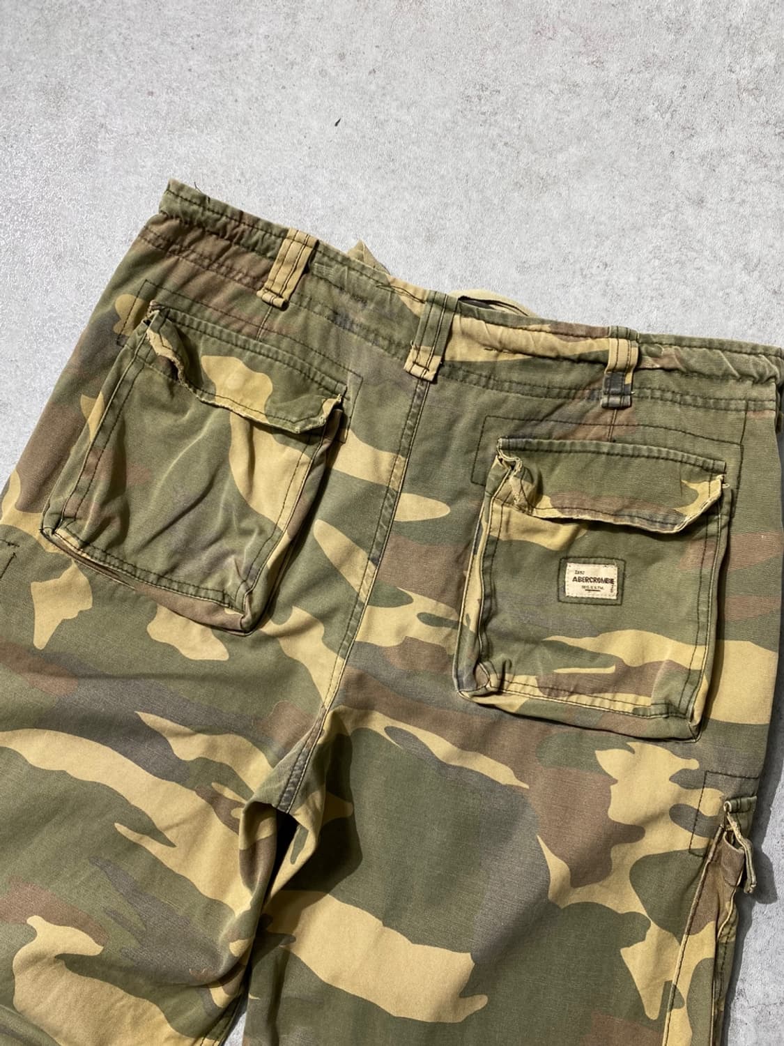 [M] Abercrombie 아베크롬비 카모플라쥬 카고 와이드 팬츠 상품이미지6