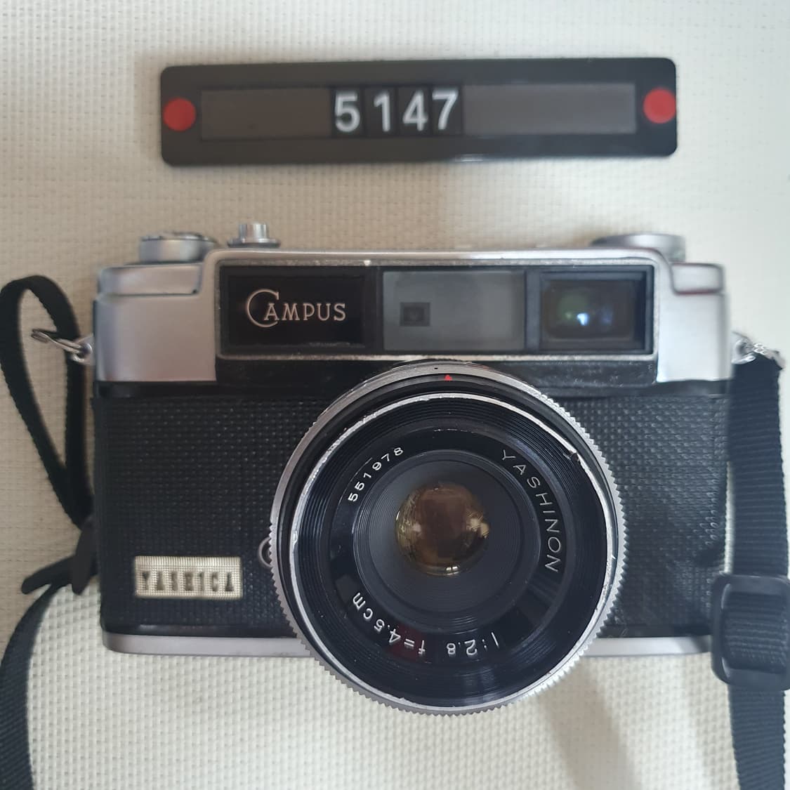 야시카 캠퍼스 실버바디 필름카메라 상품이미지1
