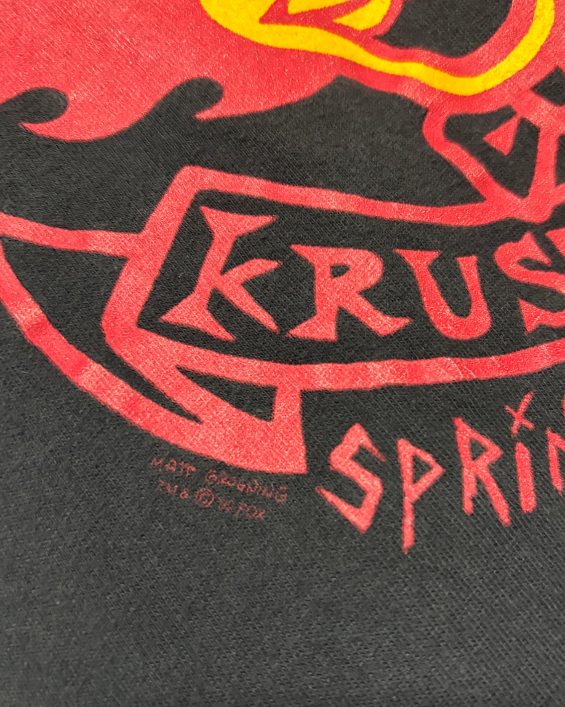 빈티지 90s skateboard Krusty Trucks 심슨 티셔츠 상품이미지3