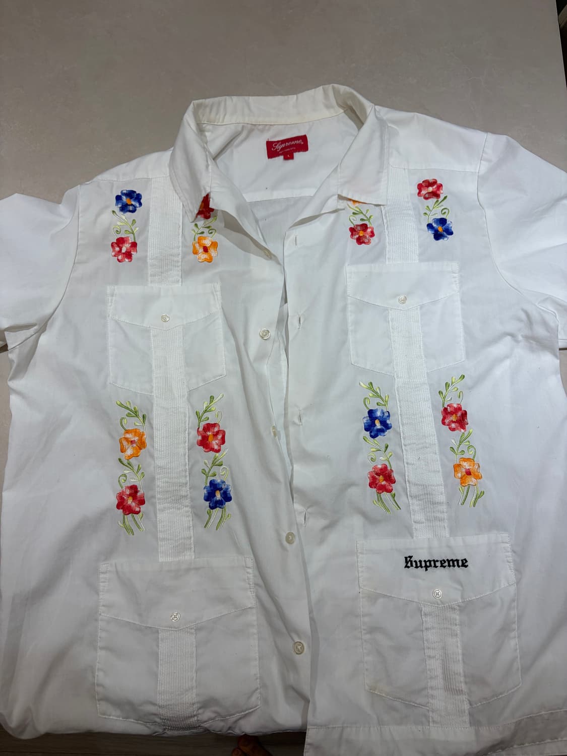 슈프림 플라워스 구야이베라 S/S 셔츠 Supreme Flowers Gu 상품이미지2