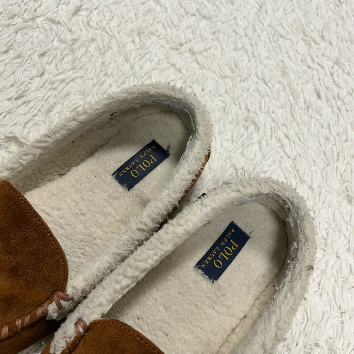 Polo Faux Fur Mocca Loafers 상품이미지3