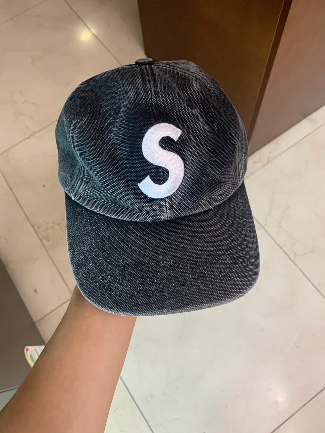 24fw 슈프림 피그먼트 S로고 6패널 캡 상품이미지1