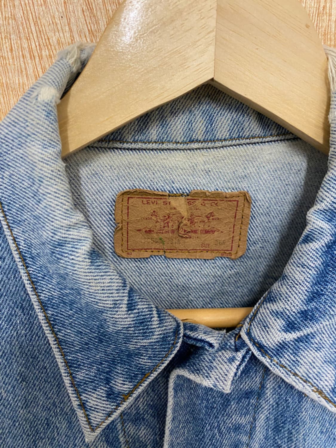 90s LEVI'S USA denim jacket 상품이미지6
