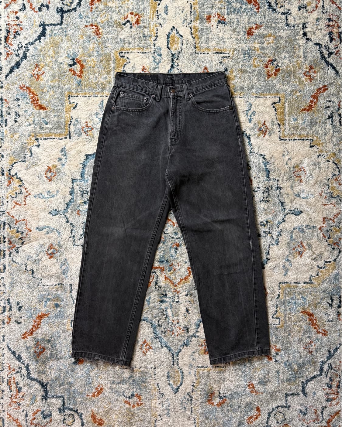 90‘s USA 리바이스 565 흑청 데님팬츠 [0-233] 상품이미지3